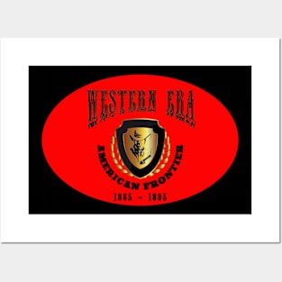 Western Era aka American Frontier - Red Posters and Art